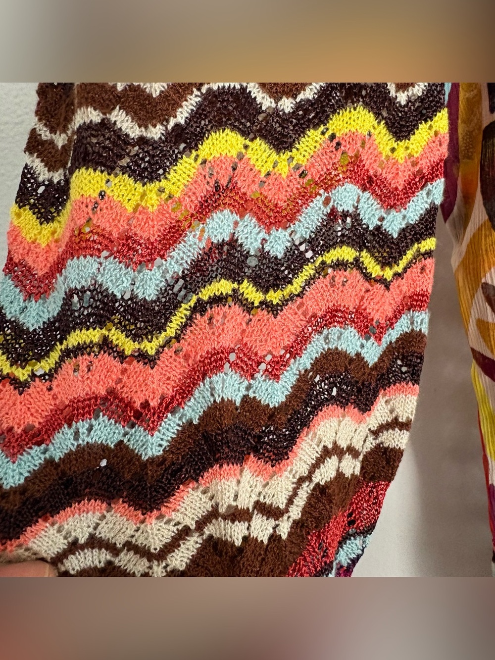Missoni for Target Mixed Media Knit V-Neck Sweater Size XL - Picture 7 of 10